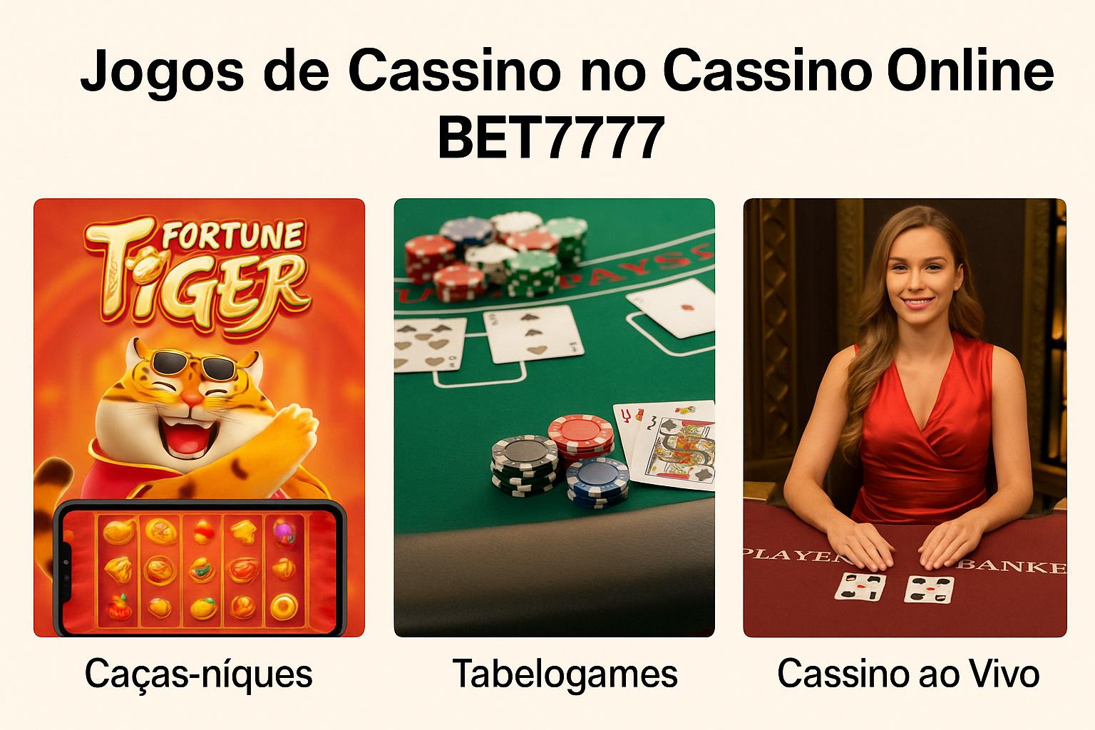 Jogos de cassino online BET7777  